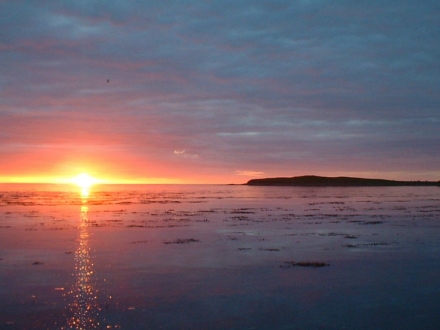 Sunset, Bay of Brough, Sanday.
