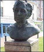 Dame Agatha's bronze bust