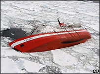 O navio M/S Explorer