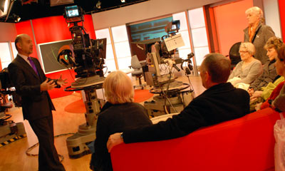 In studio with Garry