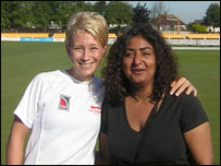 Trainer Suzie with Rupal