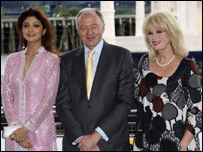 लंदन के मेयर के साथ शिल्पा