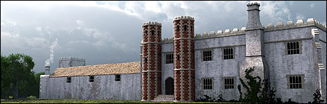 Digital reconstruction of Manor Lodge by ARCUS