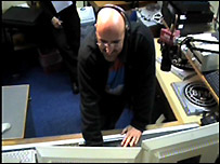 Shane twiddles the knobs