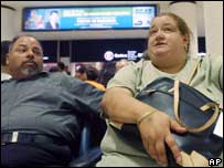 Cubanos barrados no aeroporto de Miami