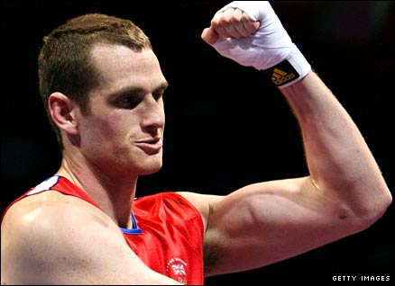 Heavyweight David Price shows his muscle