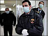 آمادگی ماموران بيمارستان در ترکيه 