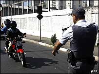Policial em São Paulo