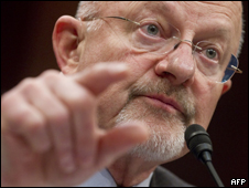 美國國家情報總監克拉珀（10/02/2011）