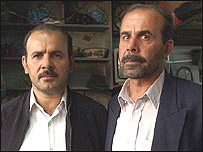 حاج منجد (سمت راست) و برادرش شافع