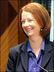 Australian Deputy Prime Minister and Minister of Education Julia Gillard