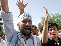 تظاهرات ضد آمریکایی در جلال آباد