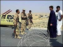 तैल अफ़ार में सैनिक