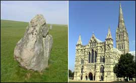 Avebury and Salisbury Cathedral