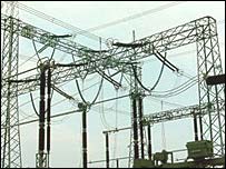 Bir elektrik santrali
