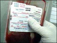 خون کی بوتل