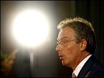 英国首相布莱尔讲话