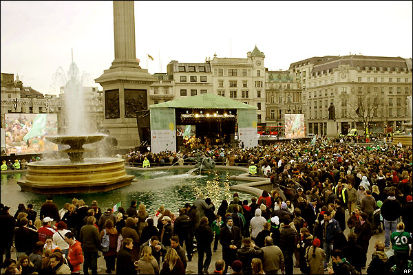 伦敦特拉法加广场