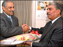 सीबीआई निदेशक विजयशंकर और पाकिस्तान एफ़आईए के महानिदेशक तारिक़ परवेज़