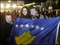 Kosovo independence celebration