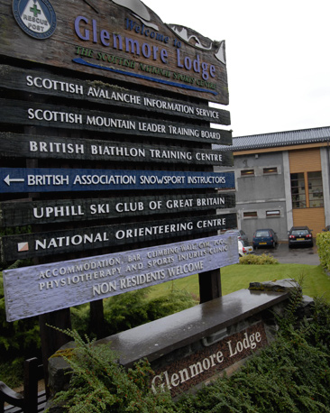 The Glenmore Lodge near Aviemore