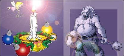 ديو او غولوونکې شمع