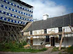 Allt-y-Bela under restoration, 2003