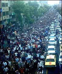 تظاهرات در تبريز