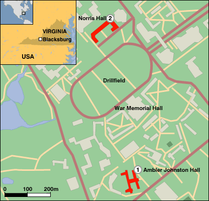 Hai nơi nổ súng cách nhau 2 giờ đồng hồ