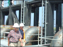 Barragem contra tempestade tropical