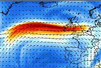 Jet stream image for Thursday, 11 November 2010. Image by Met Check