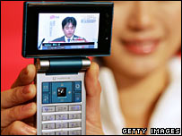 मोबाइल पर टीवी