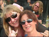 Rebecca Hobbs and friend Val