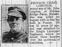 Private Christopher Longton