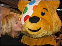 Kissing Pudsey