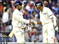 وریندر سہواگ اور راہول ڈراوڈ