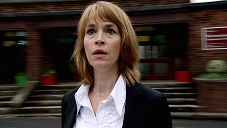 Eva Pope in Waterloo Road series four (image: BBC/Shed Productions)