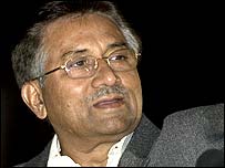 राष्ट्रपति मुशर्रफ़ के समर्थक