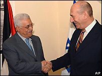 Abbas e Olmert
