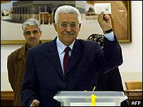 Primeiras indicações sugerem que Mahmoud Abbas foi o vencedor