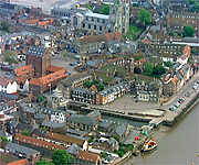Aerial picture of King's Lynn