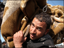 Refugiados libios en Túnez