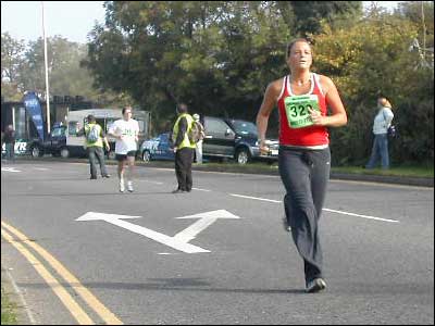 Swindon Half Marathon Finish