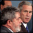 Luiz Inácio Lula da Silva e George W. Bush