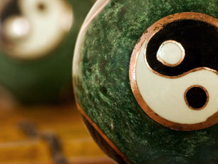 Yin yang symbols. Image kiresiwel/iStockphoto