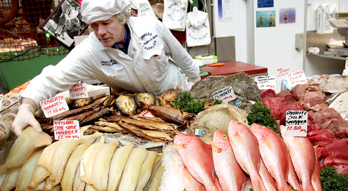 Furness Fish trading at Borough market