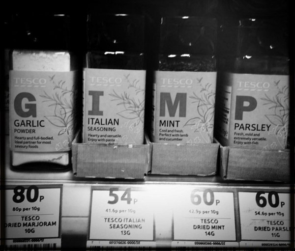 Herbs spelling G I M P