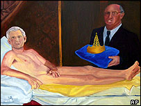 जॉर्ज बुश की नग्न पेंटिंग