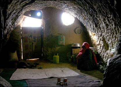 غارنشينی در باميان