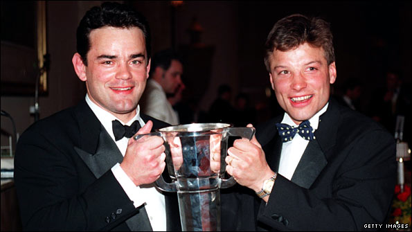 Will Carling and Rob Andrew
